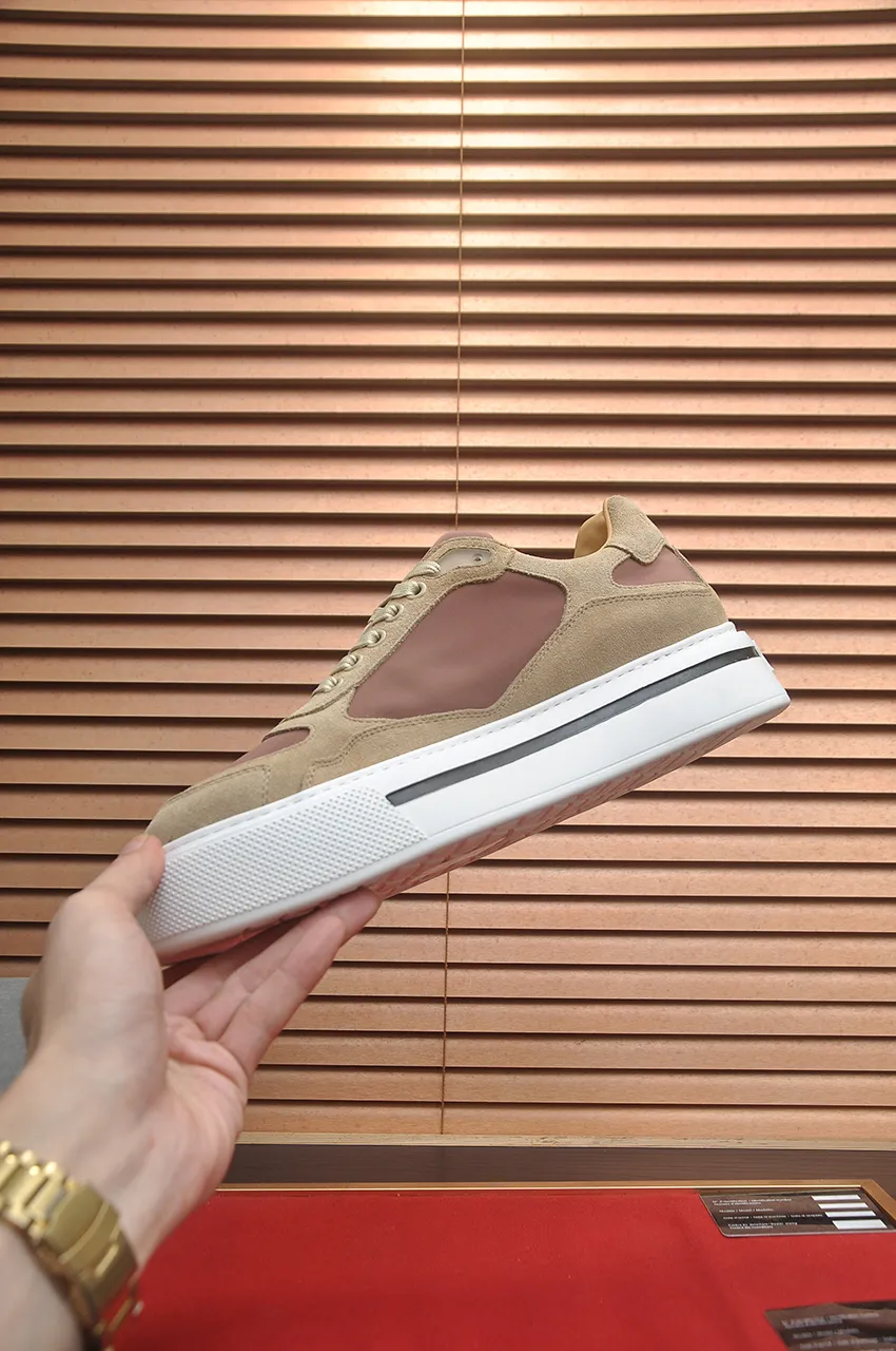 Men's shoes 💰580💶【PRADA】Top original, new season, high quality original goods, top imported calfskin with original imported glue, imported cowhide inside with original cowhide feet, original outsole! Quality guaranteed! Code 38-45 (45 customized)